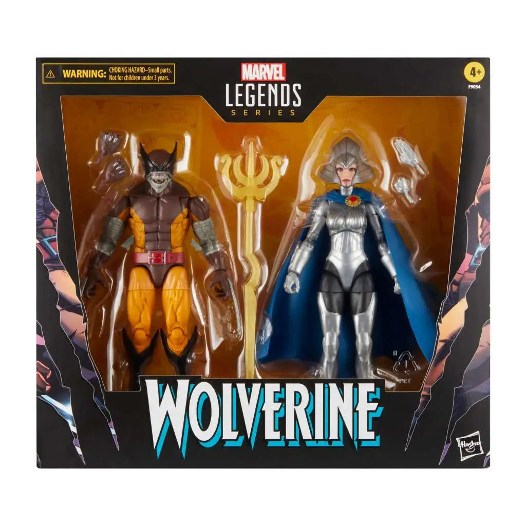 Blister figuras Wolverine Lilandra Neramani Legends Marvel 15cm