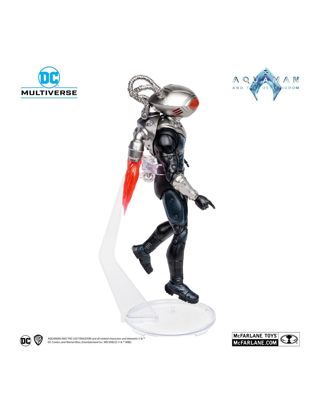 Figura mcfarlane toys dc aquaman 2 movie 7in black manta