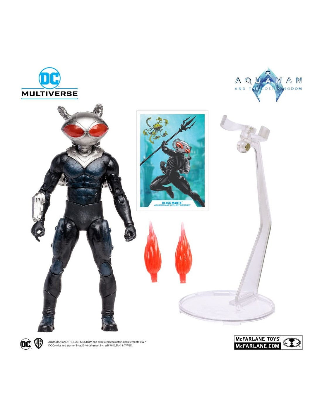 Figura mcfarlane toys dc aquaman 2 movie 7in black manta