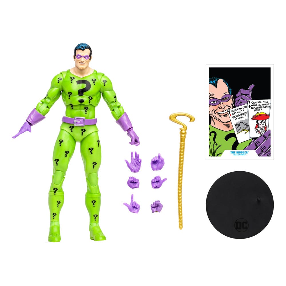 Figura mcfarlane toys dc multiverse 7in the riddler dc classic