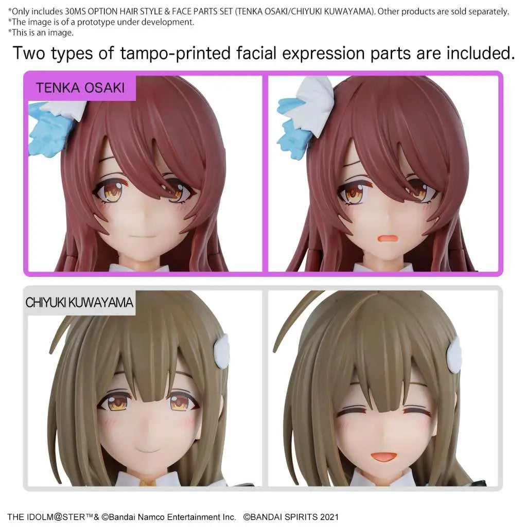 30MS OPTION HAIR STYLE & FACE PARTS SET TENKA OSAKI/CHIYUKI KUWAYAMA