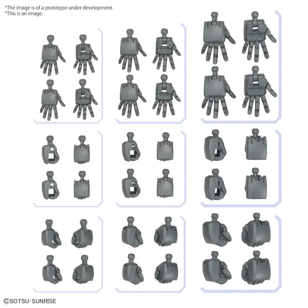 OPTION PARTS SET GUNPLA 04 BUILD HANDS ROUND Frikytopia