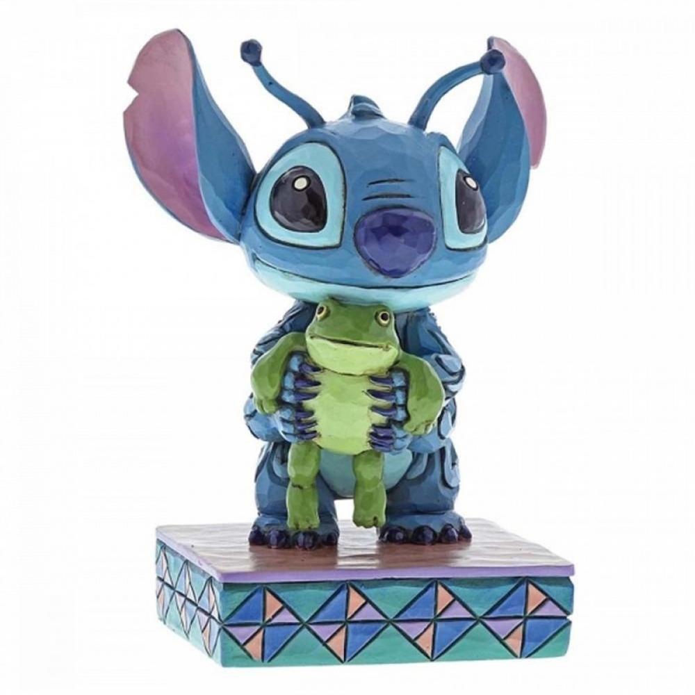 Figura enesco disney stitch con rana Frikytopia