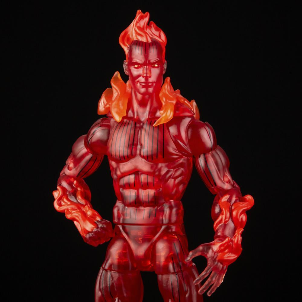 Figura hasbro antorcha humana 15 cm fantastic four marvel legends