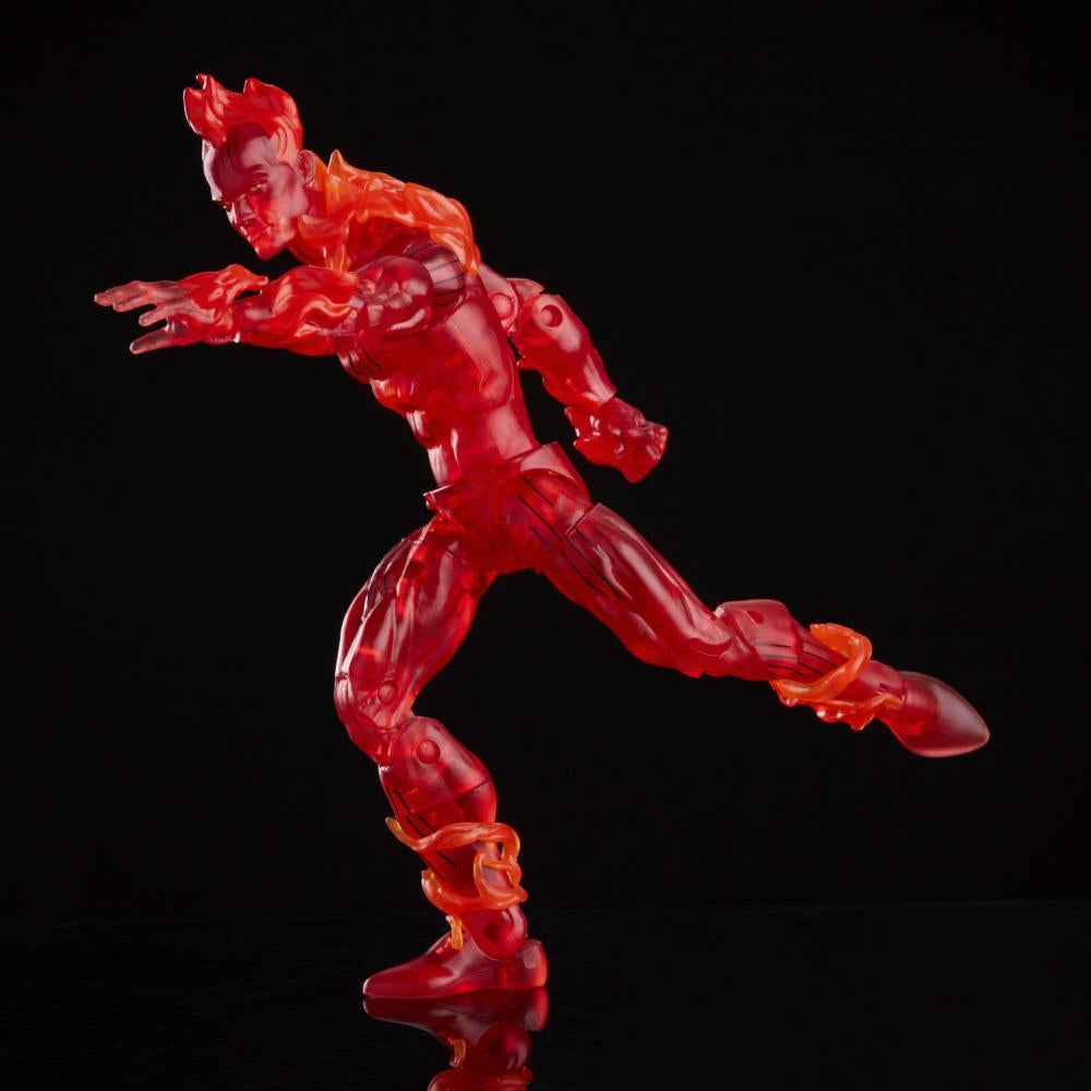 Figura hasbro antorcha humana 15 cm fantastic four marvel legends