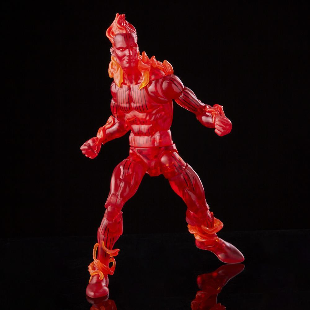 Figura hasbro antorcha humana 15 cm fantastic four marvel legends