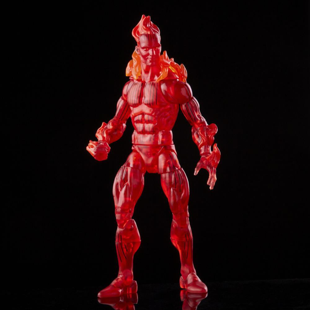 Figura hasbro antorcha humana 15 cm fantastic four marvel legends
