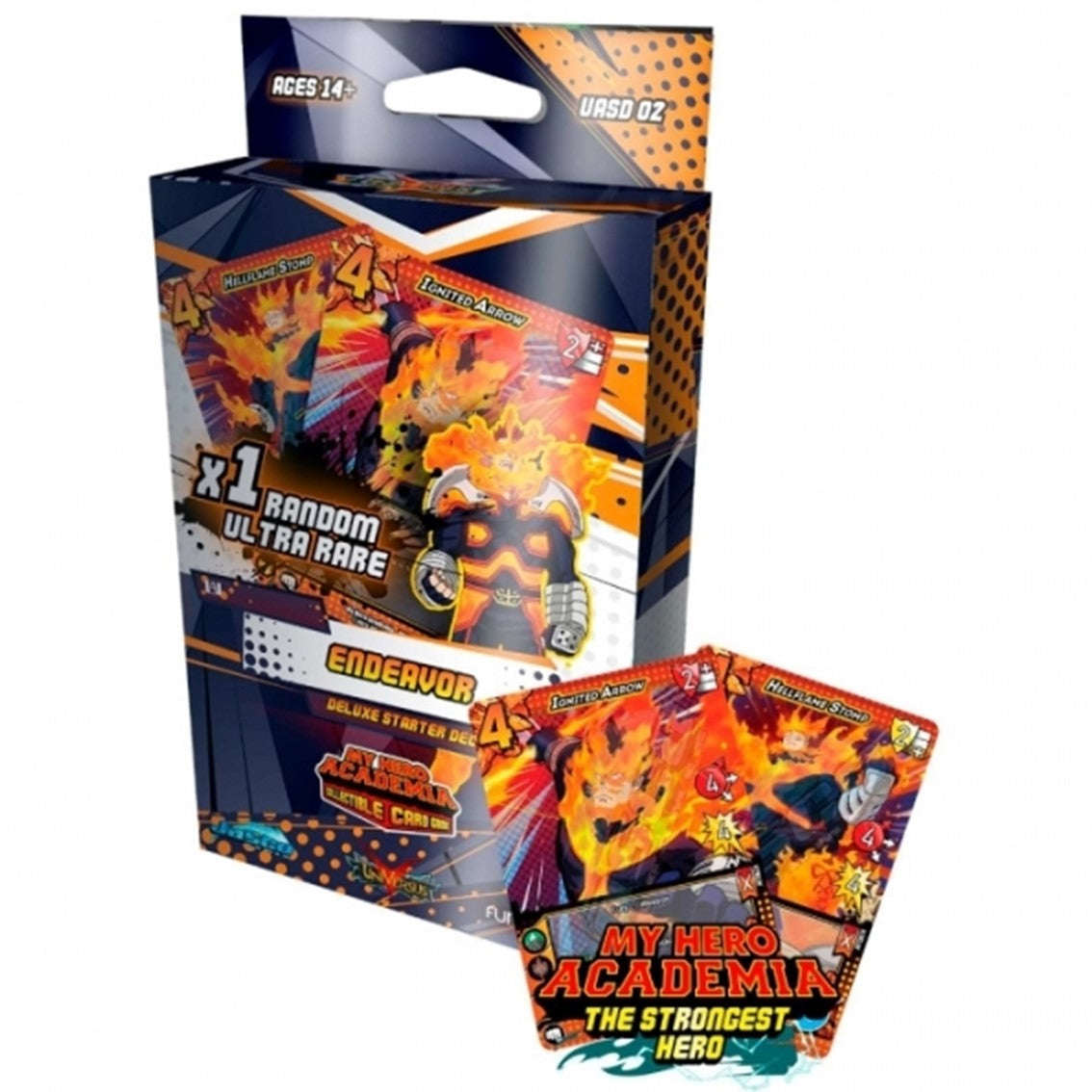 Juego de cartas my hero academia starter deck series 3 endeavor deluxe Frikytopia