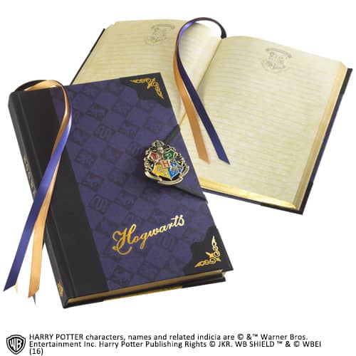 Libreta diario the noble collection harry potter hogwarts cierre especial Frikytopia