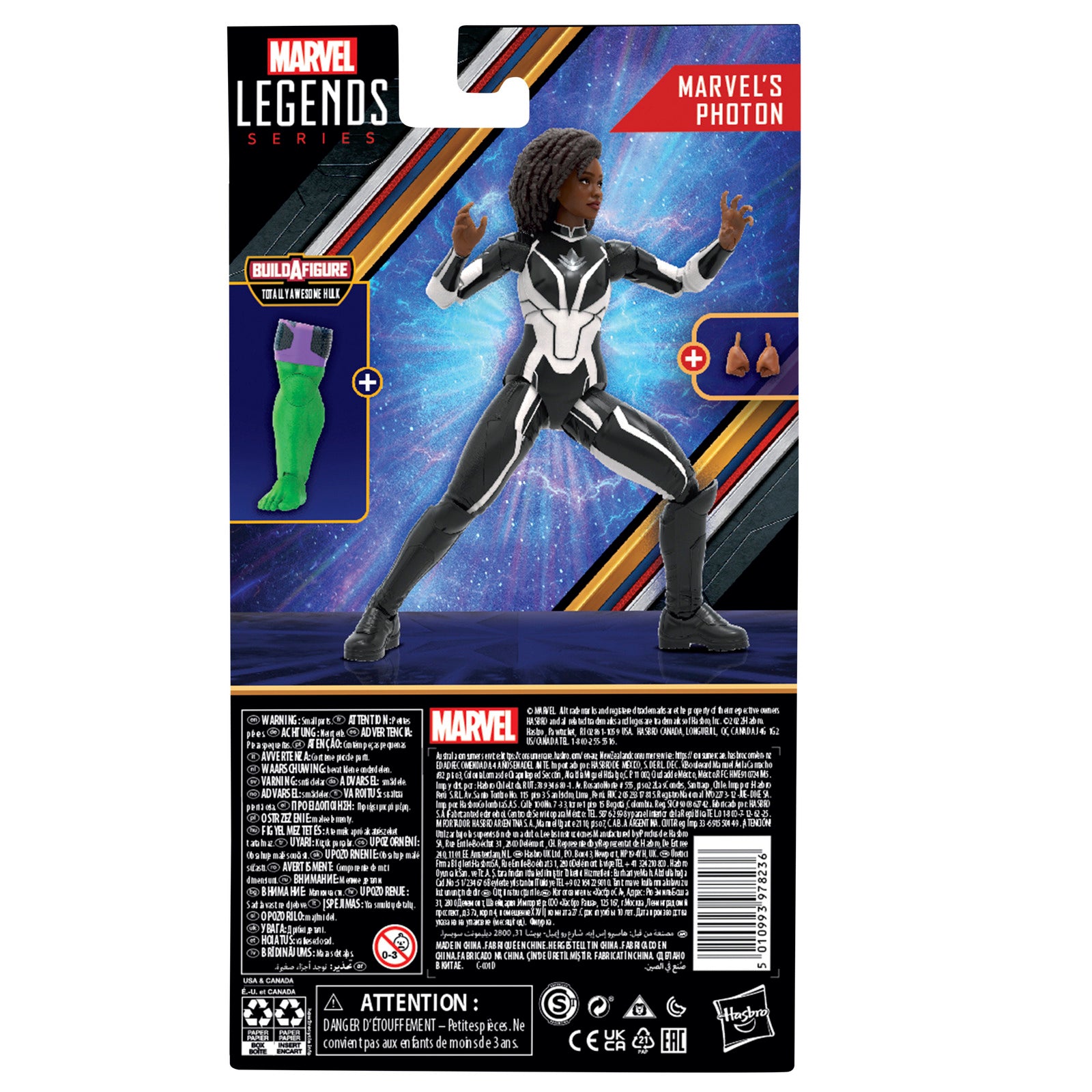 Figura hasbro marvel legends series marvel photon