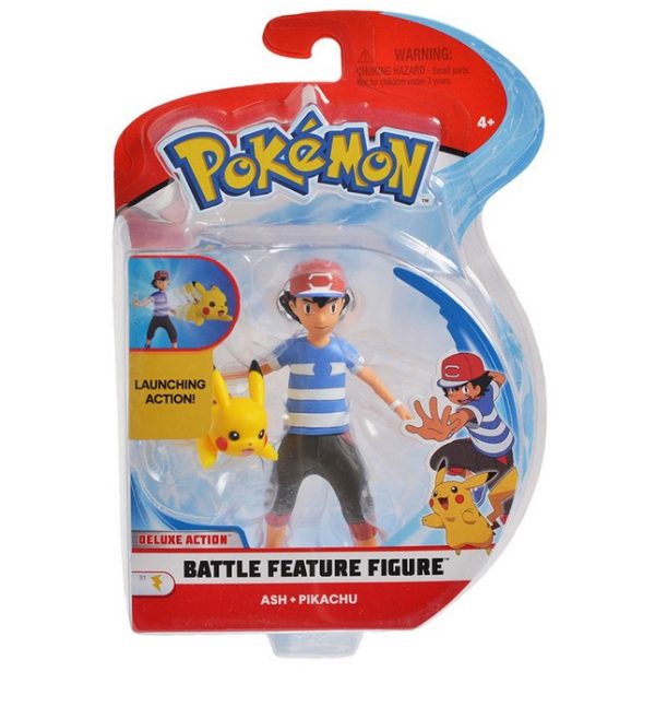Figura jazwares pokemon heroe con mecanismo aleatorio Frikytopia