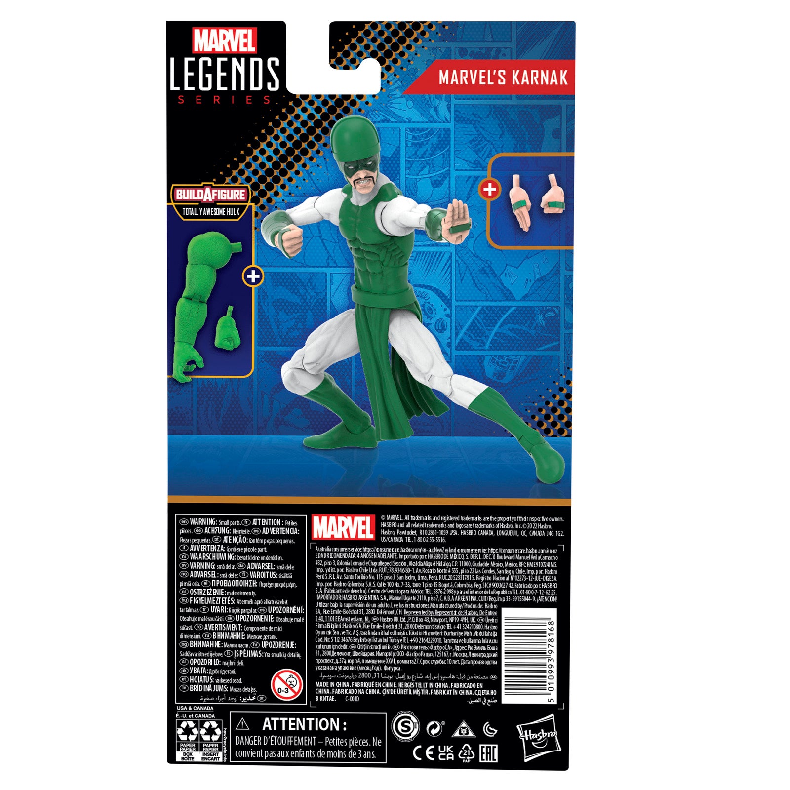 Figura hasbro marvel legends series marvel karnak