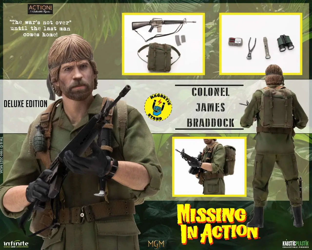 MISSING IN ACTION COLONEL JAMES BRADDOCK 1/6 ACTION Figura DELUXE EDITION