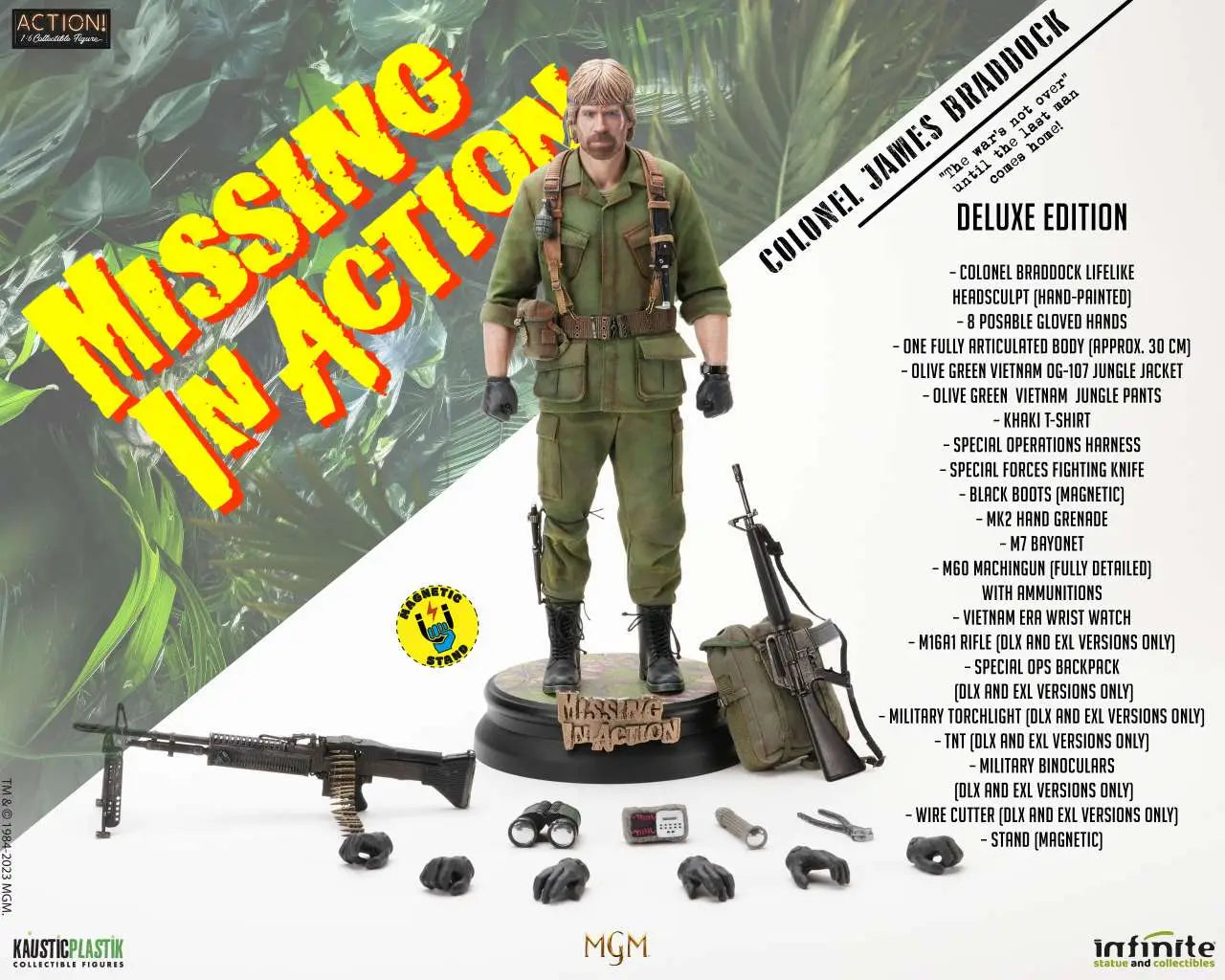 MISSING IN ACTION COLONEL JAMES BRADDOCK 1/6 ACTION Figura DELUXE EDITION