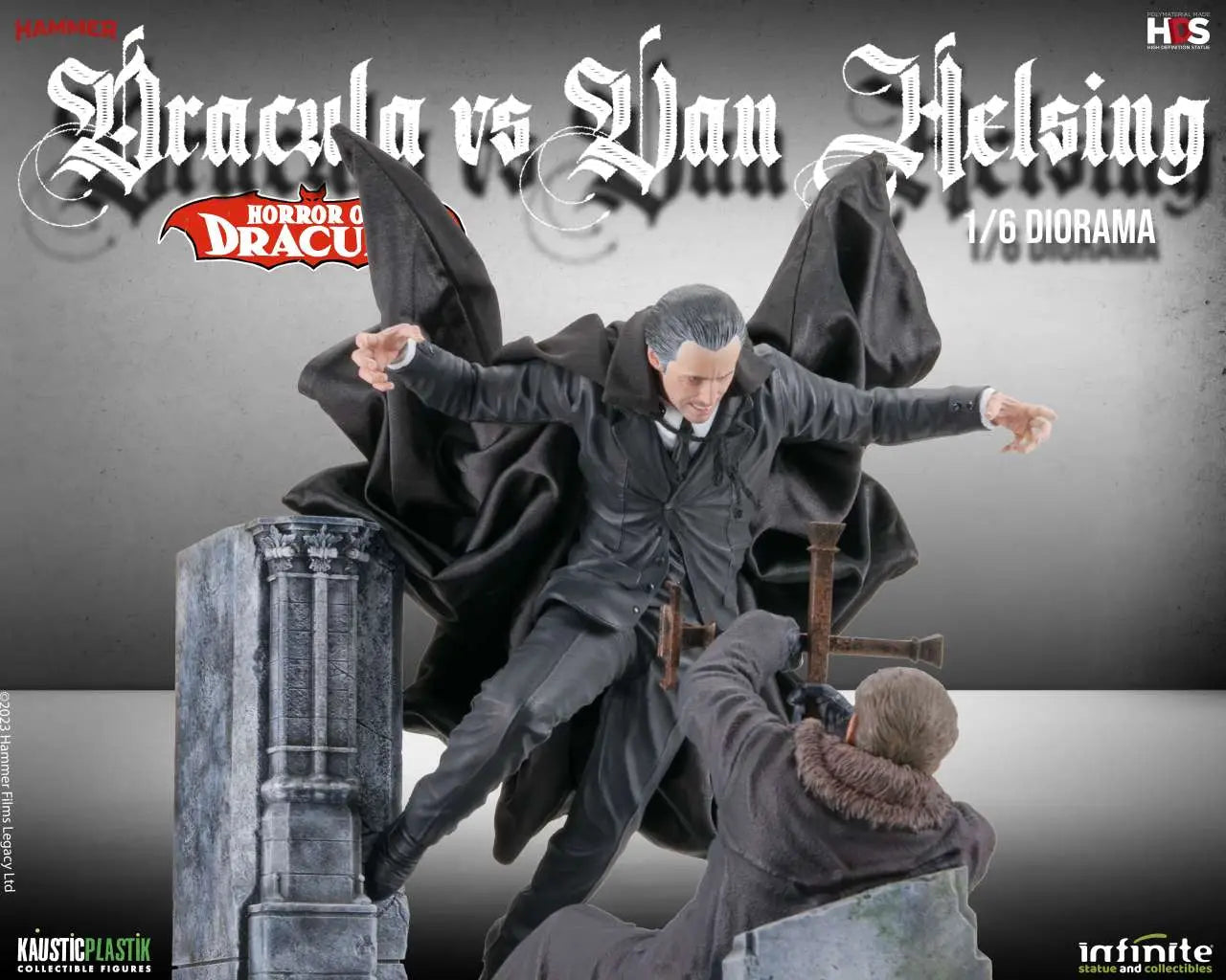 HORROR OF DRACULA - DRACULA VS VAN HELSING 1/6 DIORAMA Frikytopia