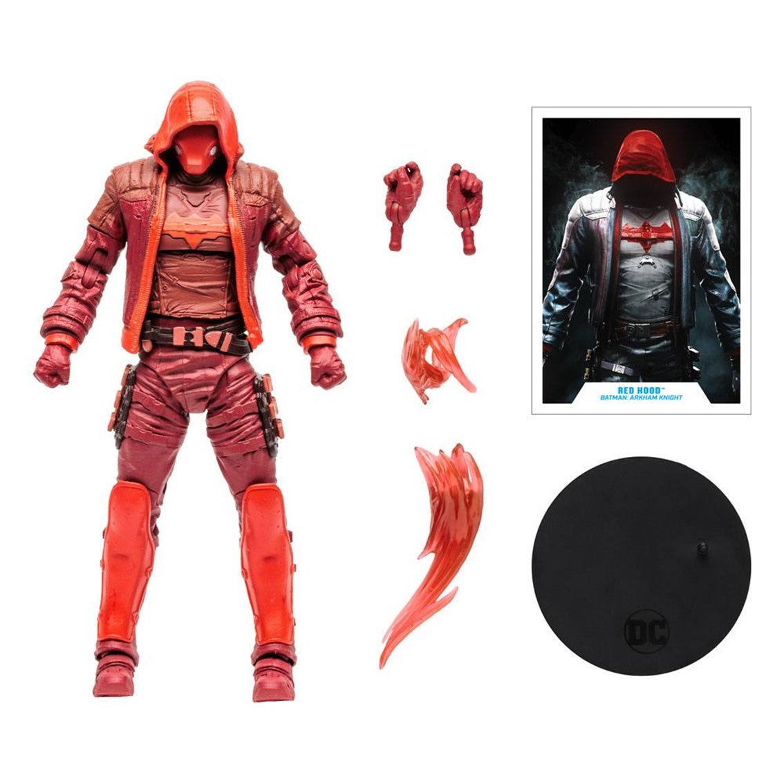 Figura mcfarlane toys dc gaming red hood monochromatic