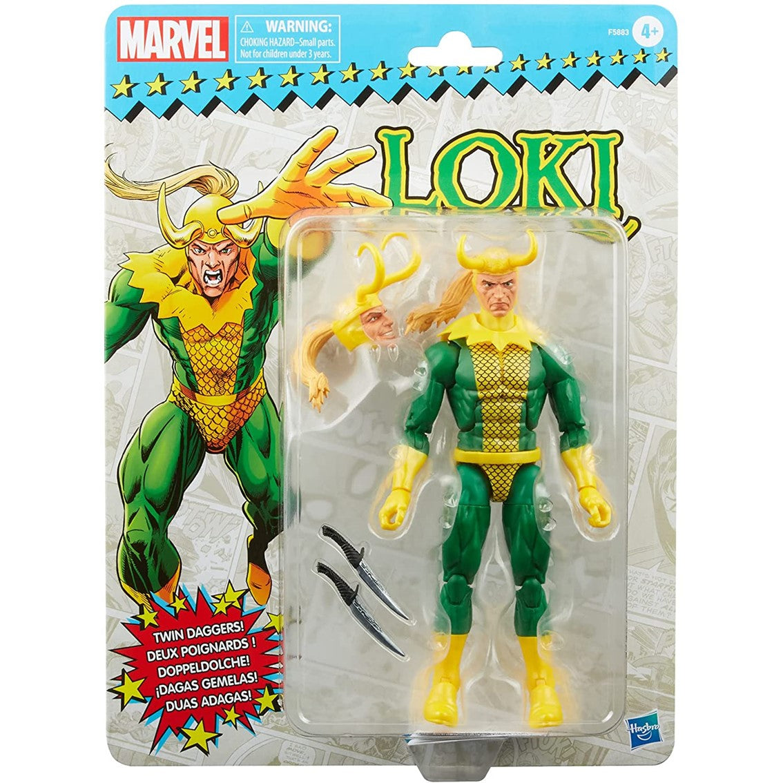 Figura hasbro marvel legends loki clasico Frikytopia