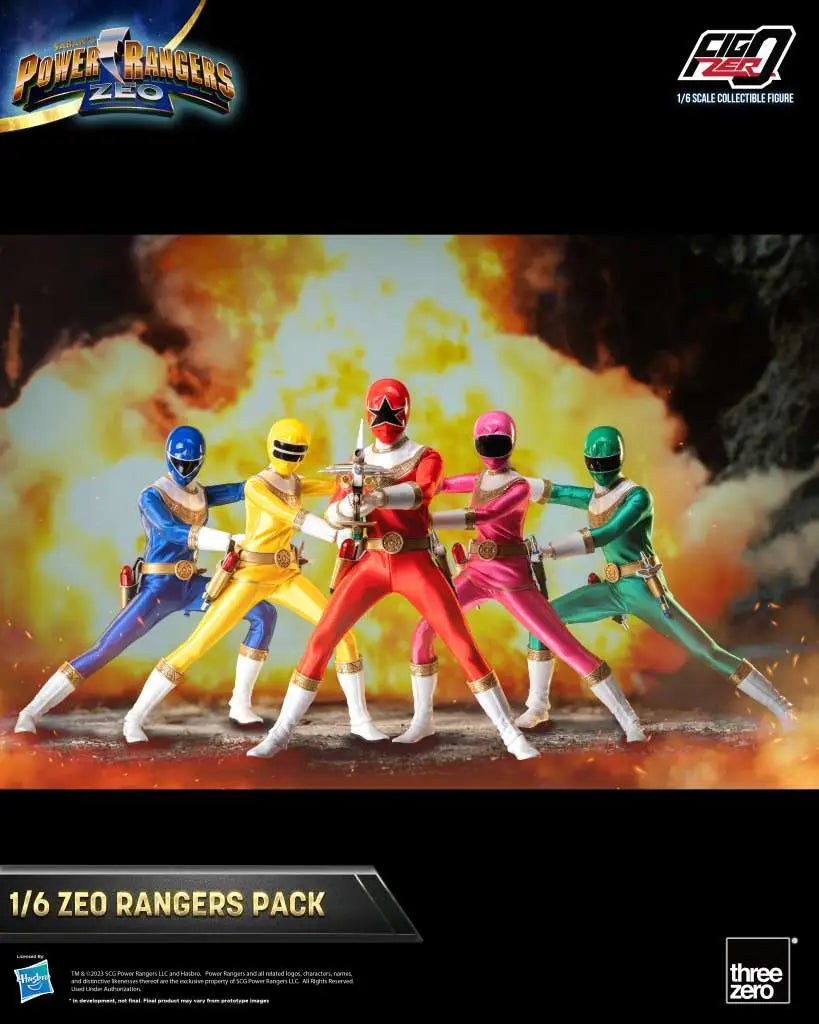 POWER RANGERS ZEO 1/6 Figura PACK