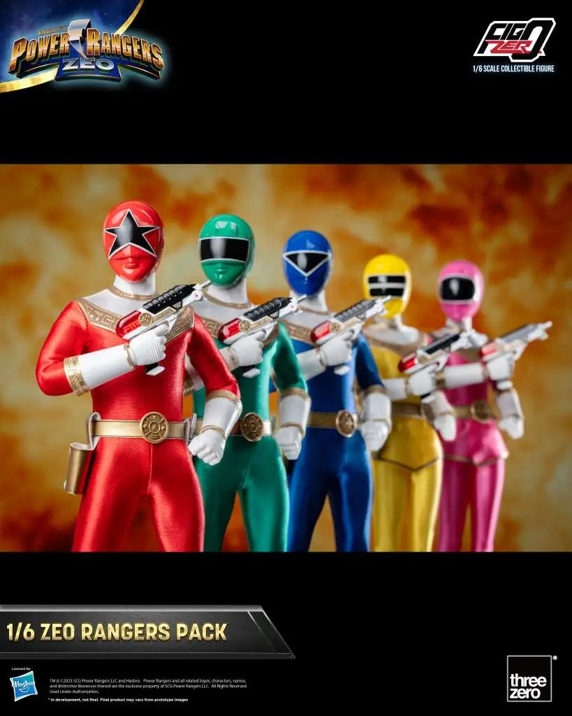 POWER RANGERS ZEO 1/6 Figura PACK