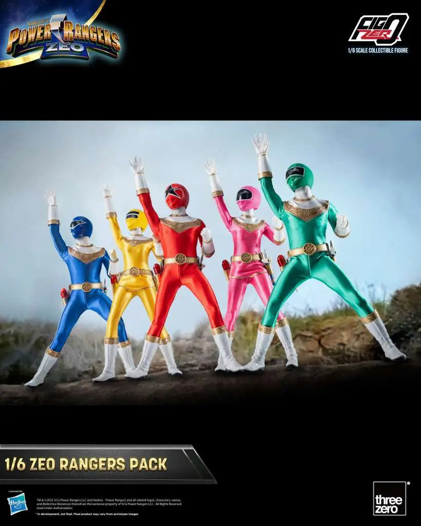 POWER RANGERS ZEO 1/6 Figura PACK