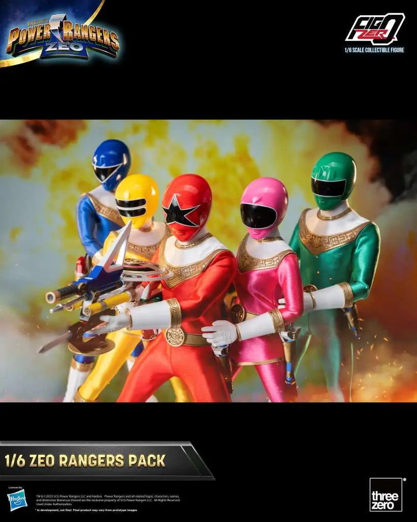 POWER RANGERS ZEO 1/6 Figura PACK