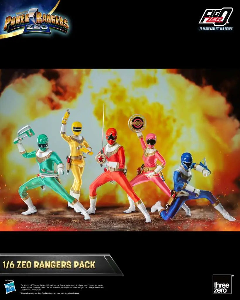 POWER RANGERS ZEO 1/6 Figura PACK