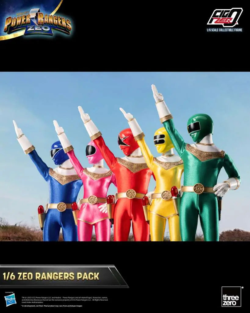 POWER RANGERS ZEO 1/6 Figura PACK