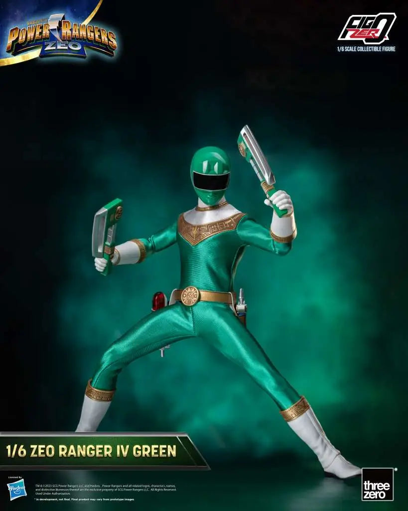 POWER RANGERS ZEO RANGER IV GREEN 1/6 Figura