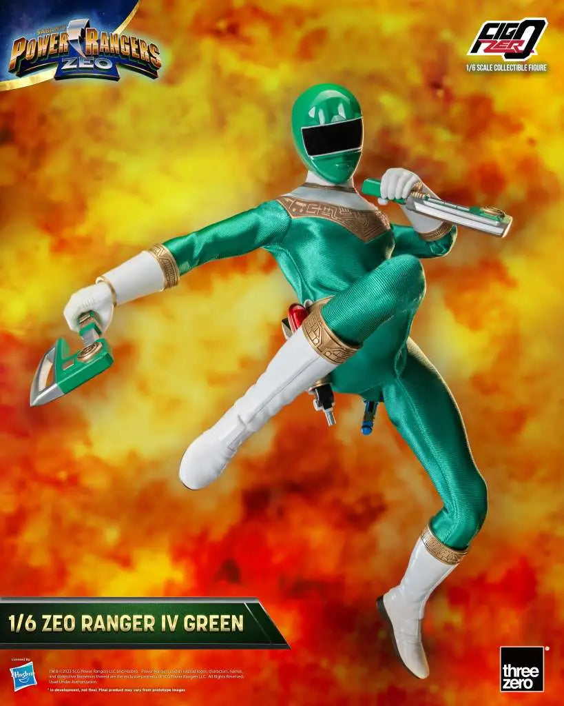 POWER RANGERS ZEO RANGER IV GREEN 1/6 Figura