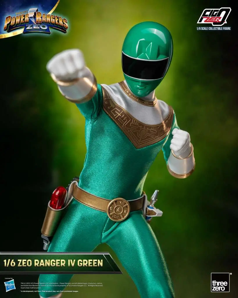 POWER RANGERS ZEO RANGER IV GREEN 1/6 Figura