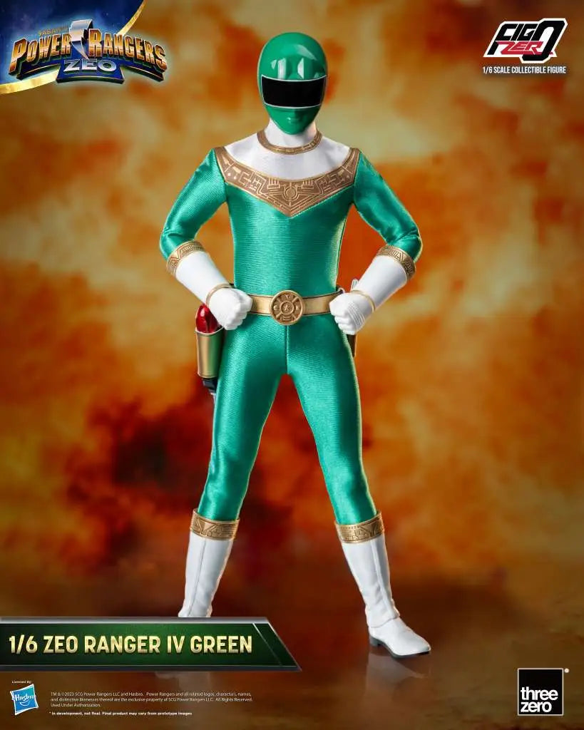 POWER RANGERS ZEO RANGER IV GREEN 1/6 Figura