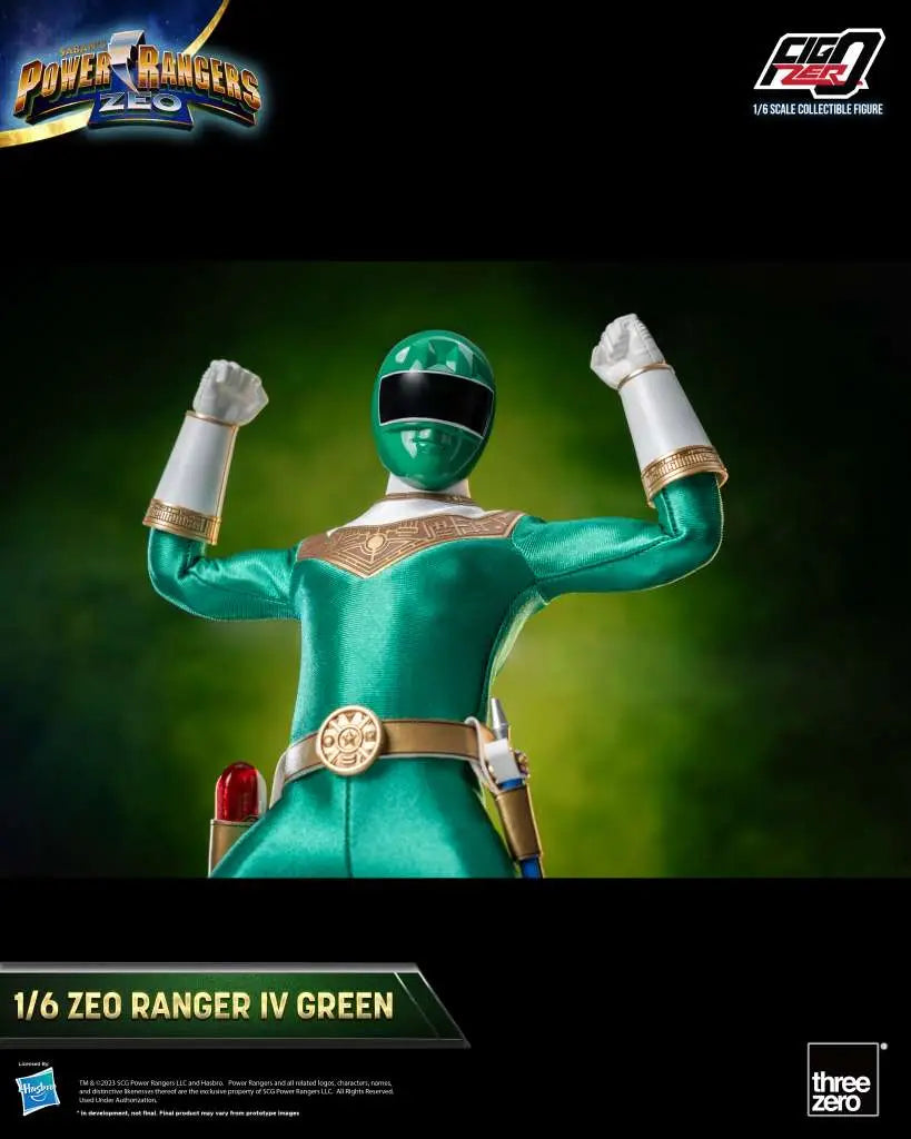 POWER RANGERS ZEO RANGER IV GREEN 1/6 Figura
