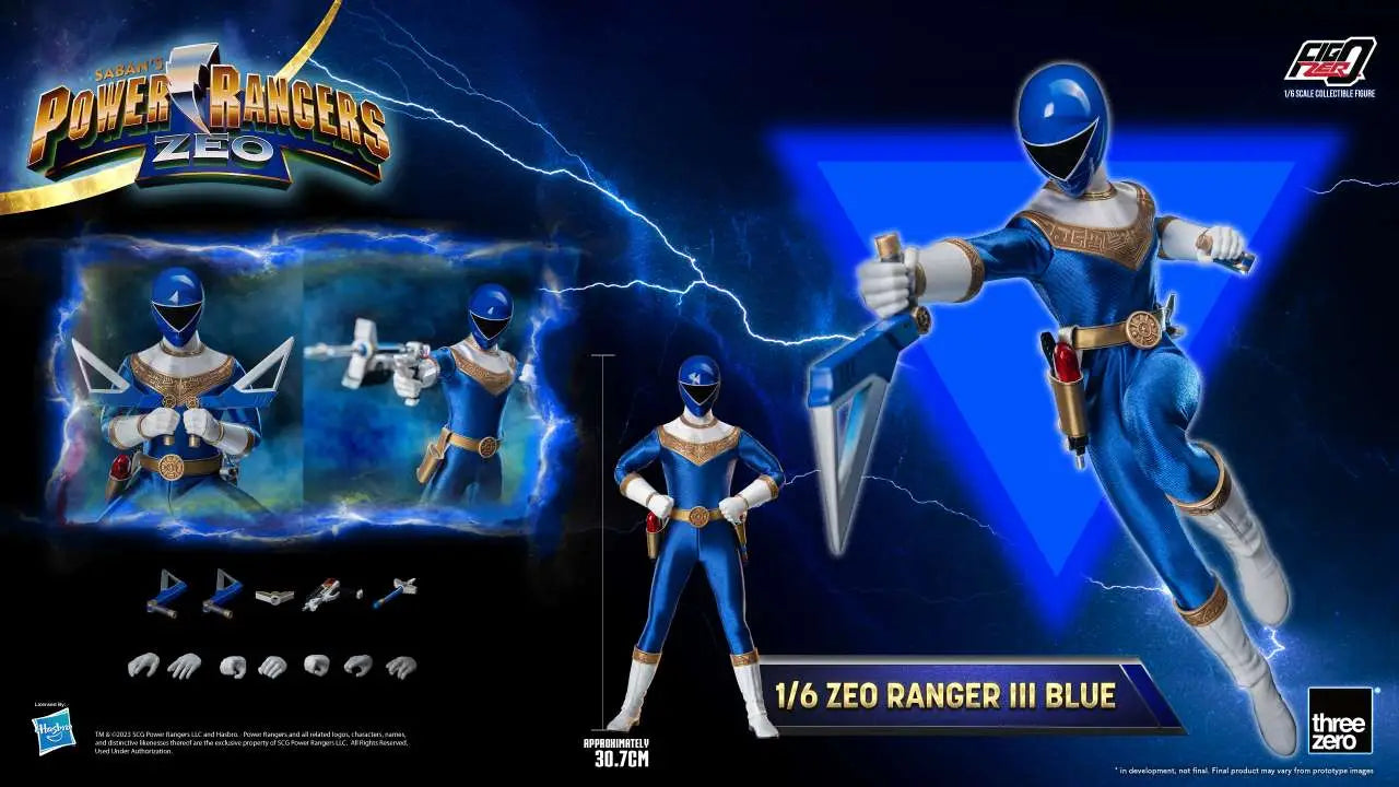 POWER RANGERS ZEO RANGER III BLUE 1/6 Figura