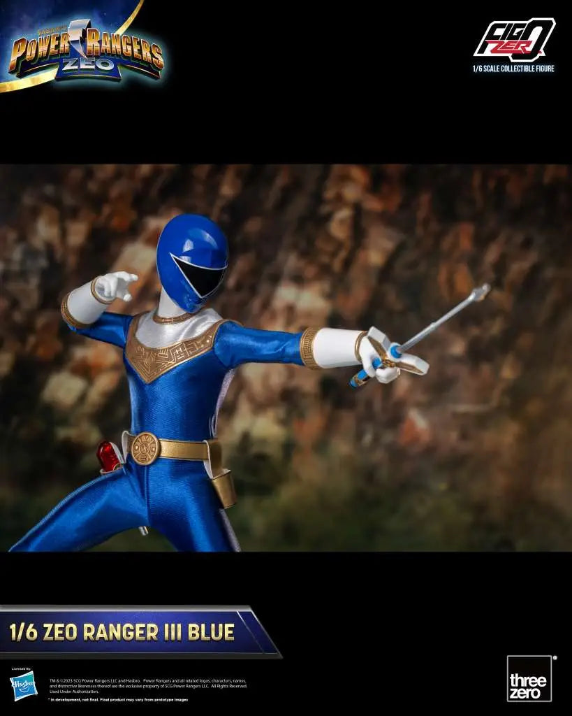 POWER RANGERS ZEO RANGER III BLUE 1/6 Figura