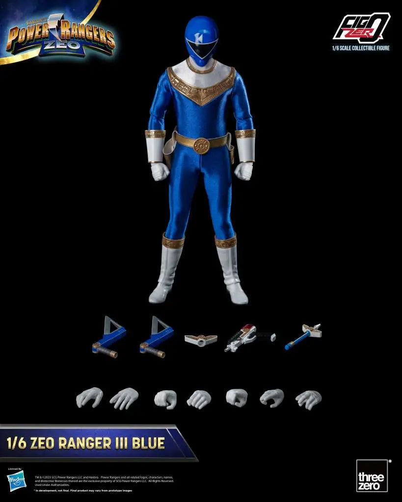 POWER RANGERS ZEO RANGER III BLUE 1/6 Figura
