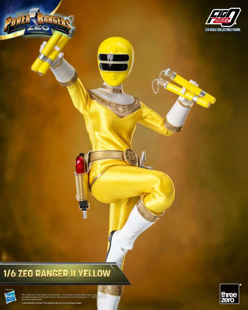 POWER RANGERS ZEO RANGER II YELLOW   1/6 Figura