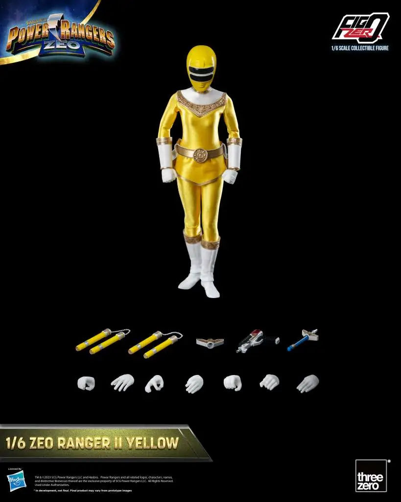 POWER RANGERS ZEO RANGER II YELLOW   1/6 Figura