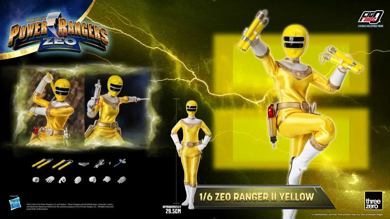 POWER RANGERS ZEO RANGER II YELLOW   1/6 Figura