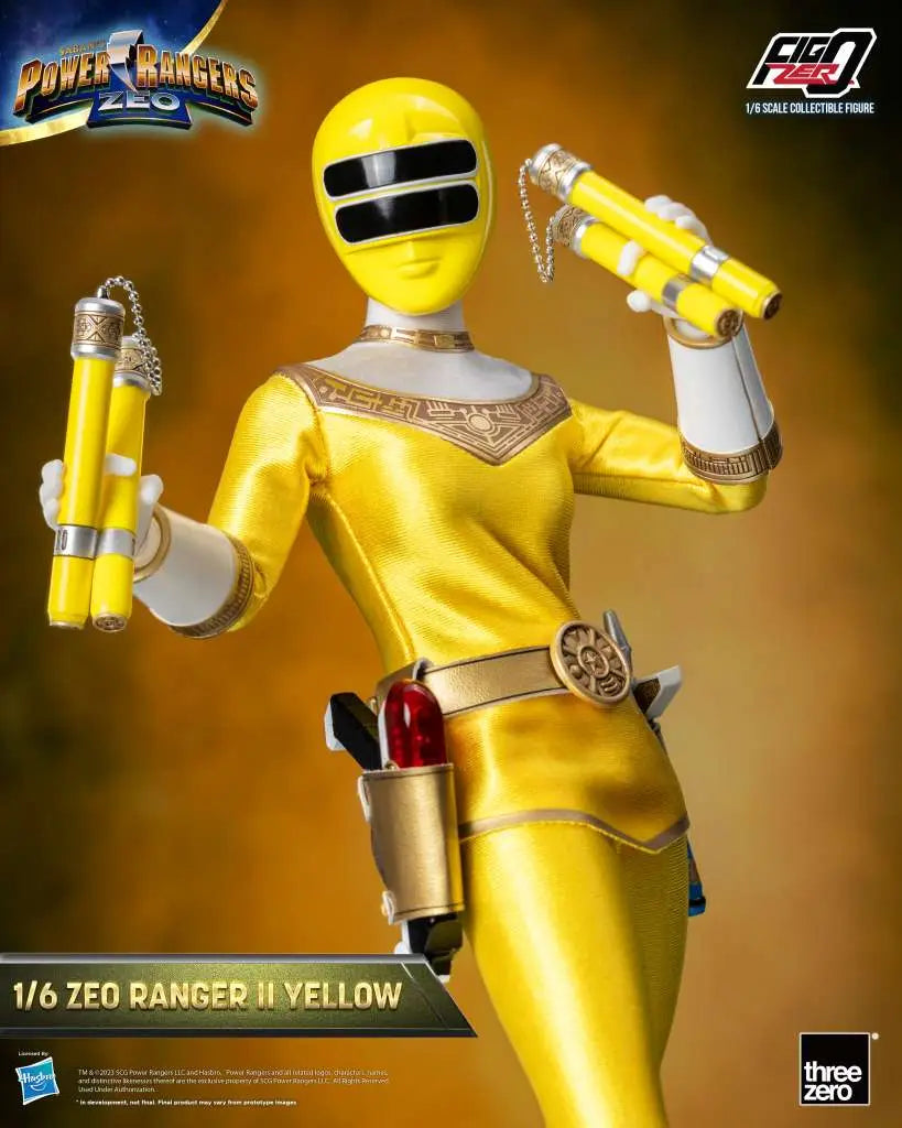 POWER RANGERS ZEO RANGER II YELLOW   1/6 Figura