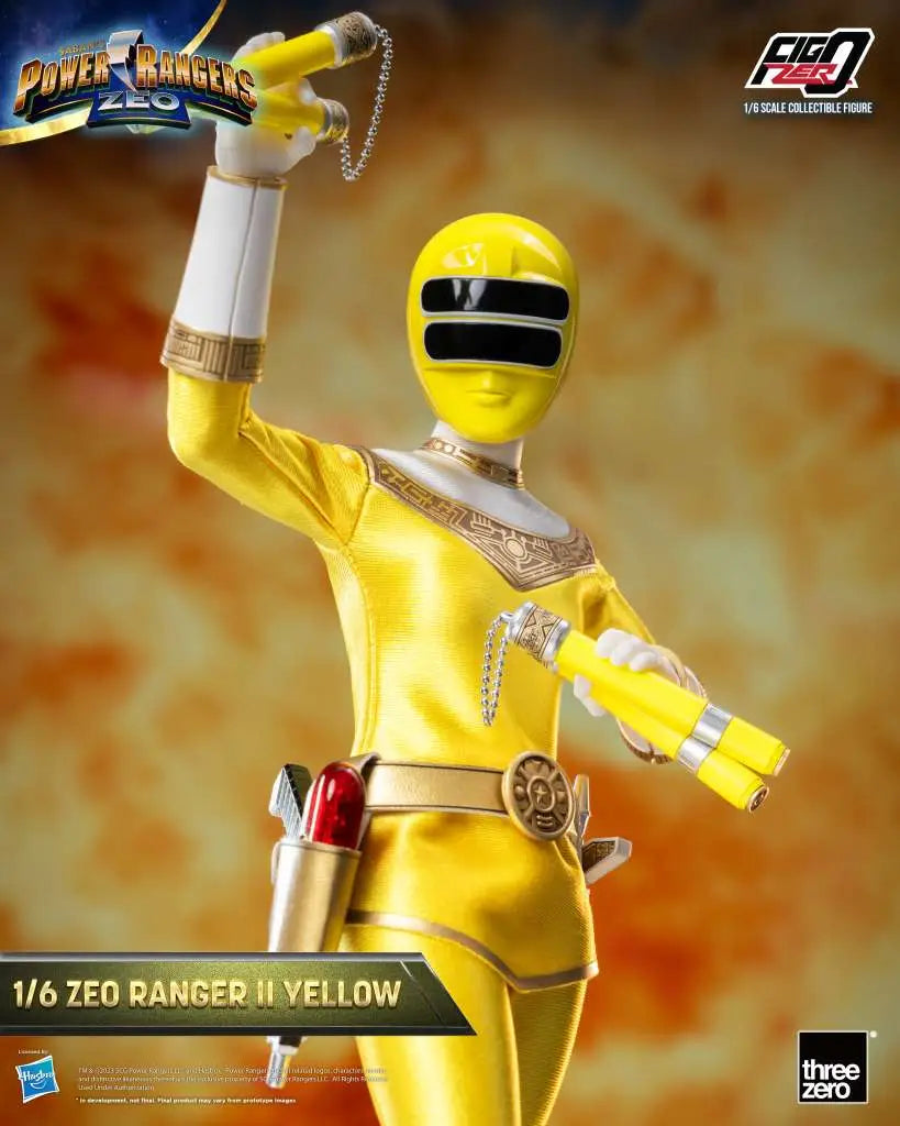 POWER RANGERS ZEO RANGER II YELLOW   1/6 Figura