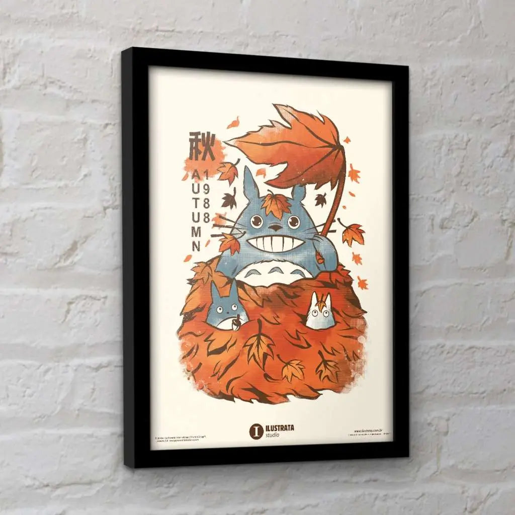 ILUSTRATA MY NEIGHBOUR AUTUMN COLLECTOR PRINT Frikytopia