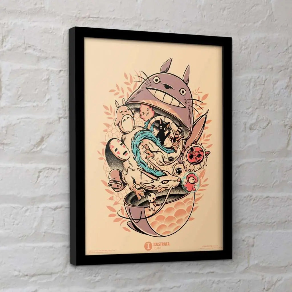 ILUSTRATA MY NEIGHBOUR MATRYOSHKA COLLECTOR PRINT Frikytopia
