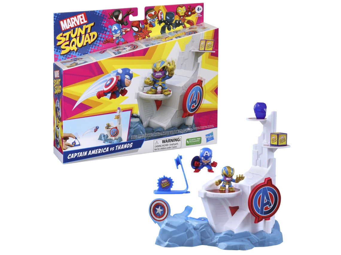 Set de juego hasbro marvel stunt squad tower smash Frikytopia