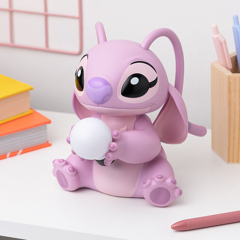 Lilo Stitch Lampara Angel 16 cm