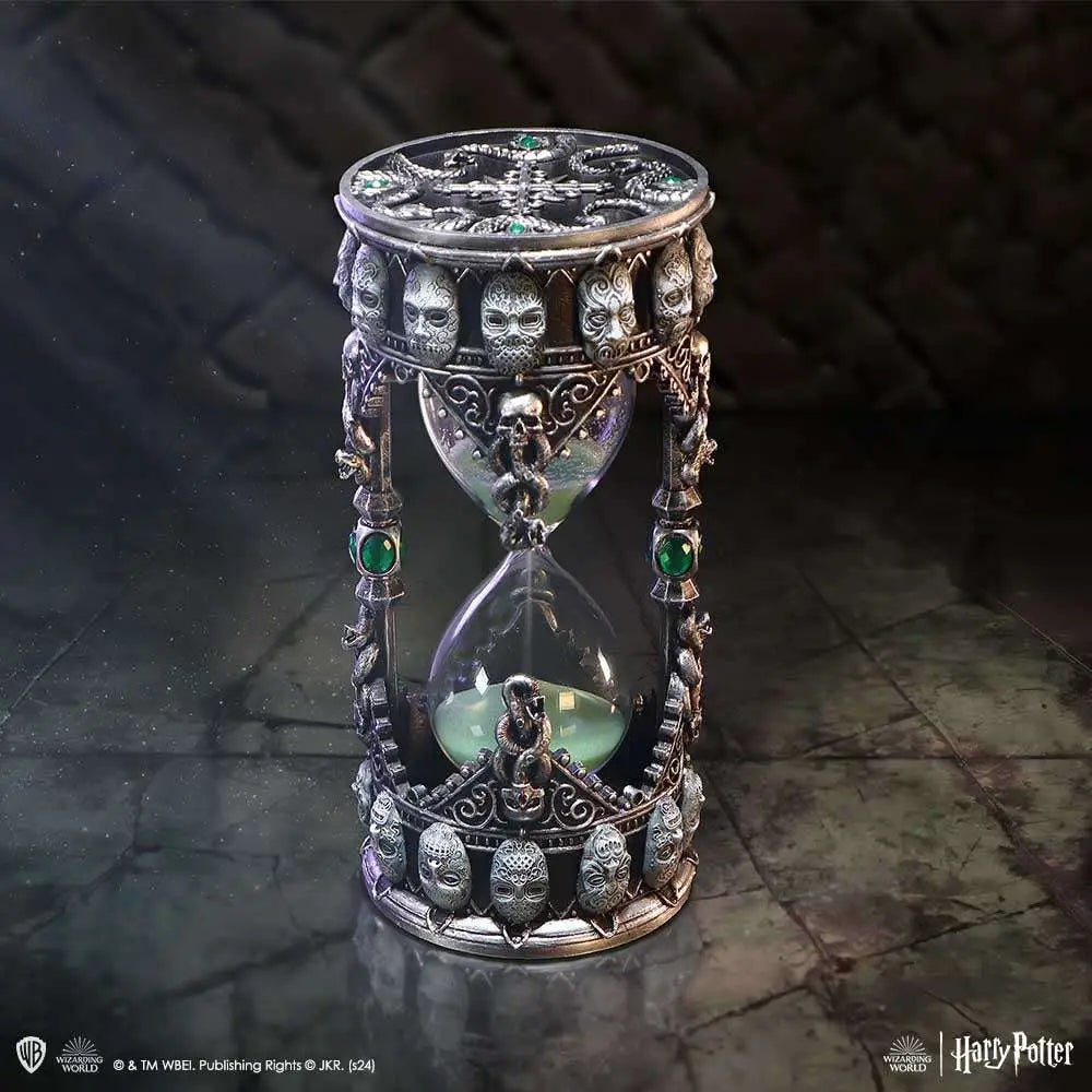HARRY POTTER DEATH EATER SAND TIMER IN METALLIC SILVER Frikytopia