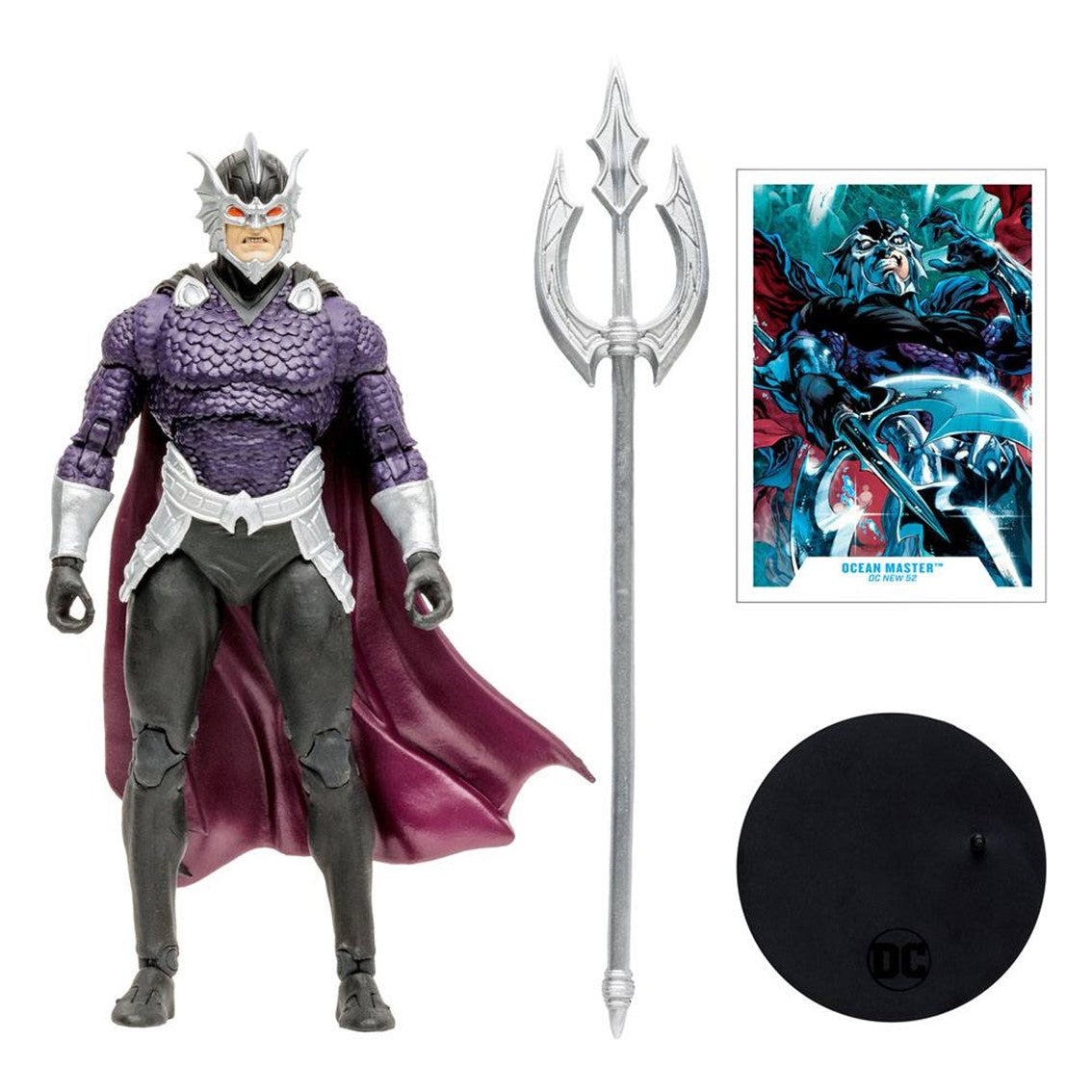 Figura mcfarlane toys dc comics multiverse ocean master etiqueta dorada