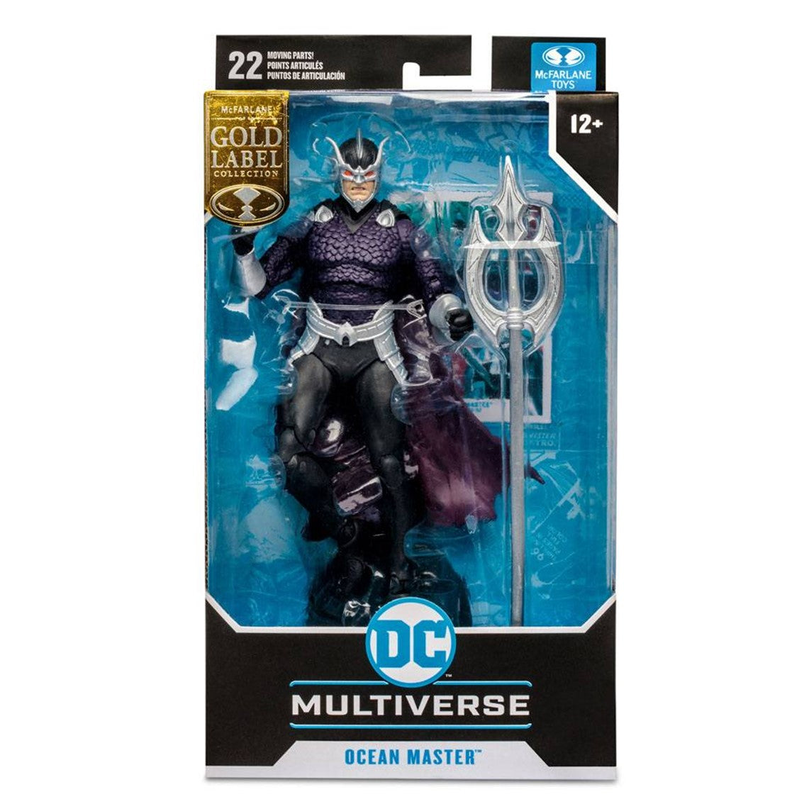 Figura mcfarlane toys dc comics multiverse ocean master etiqueta dorada