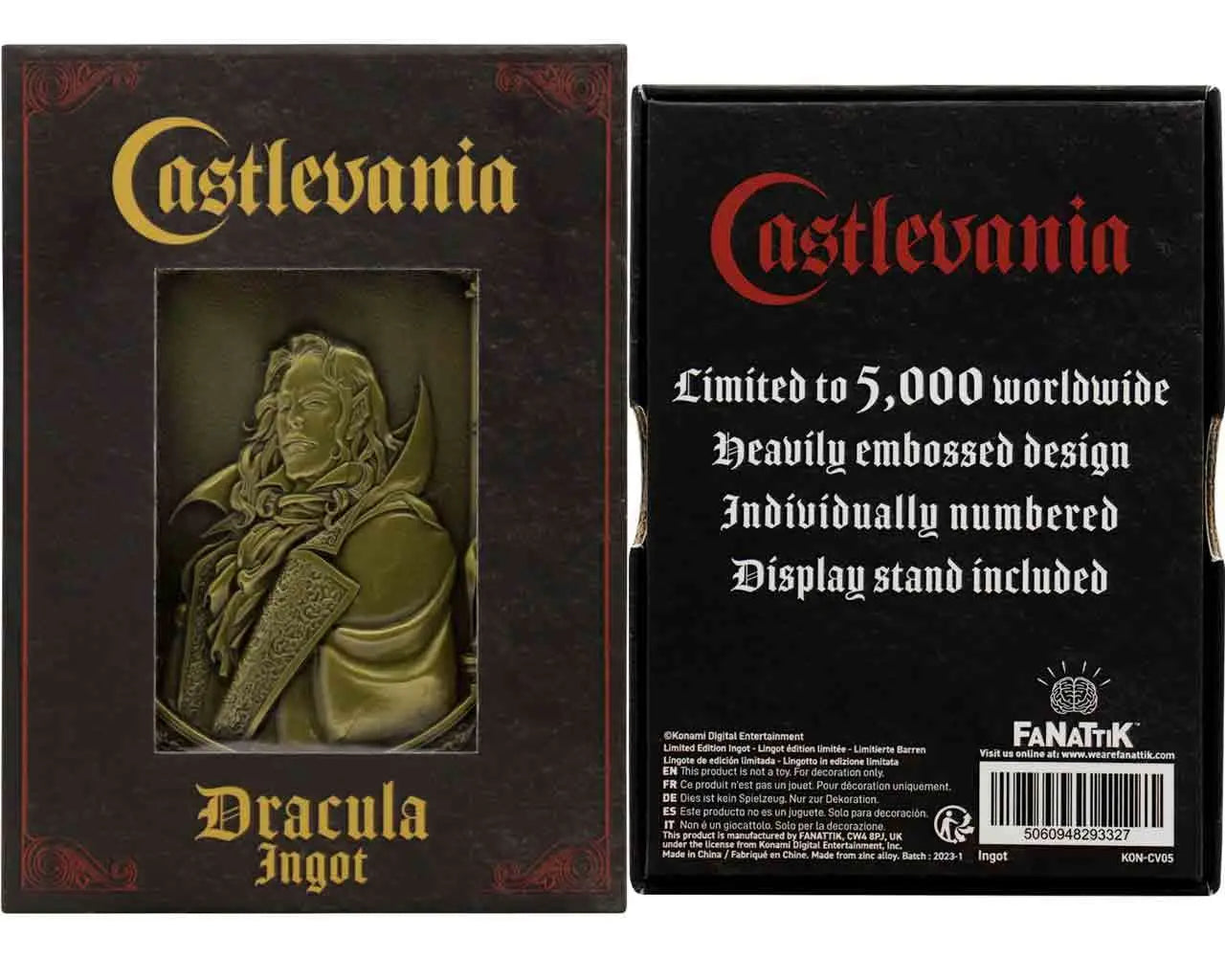 Castlevania - Dracula - Limited Edition Ingot