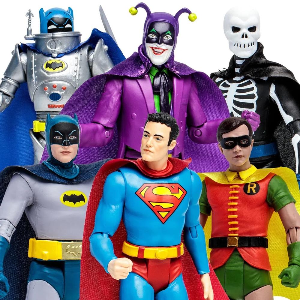 Figura mcfarlane dc retro batman 66 wave 88 1 unidad aleatoria Frikytopia