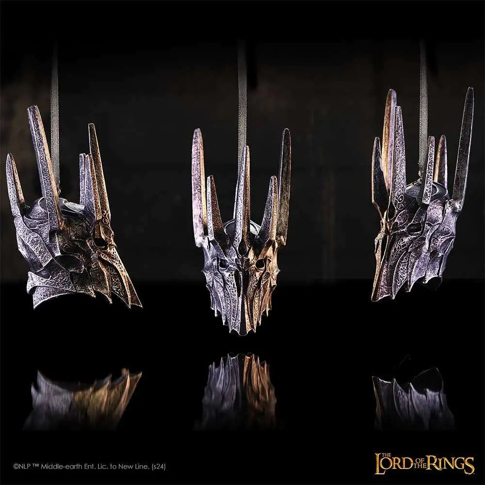 LORD OF THE RINGS HELM OF SAURON HANGING ORNAMENT Frikytopia